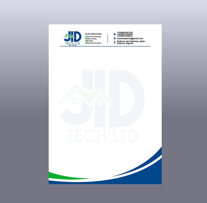 Logo and branding design sample by Topweb Technologies, Abuja
